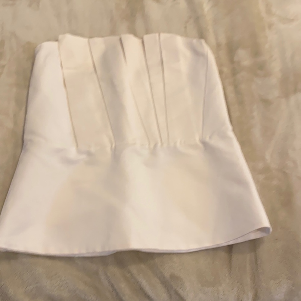Beautiful cream Strapless top
